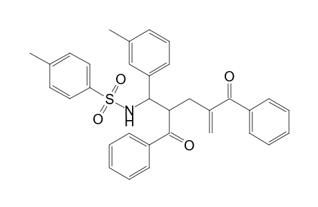 N-[2,4-Dibenzoyl-1-(3-methylphenyl)pent-4-enyl]-4-methylbenzenesulfonamide