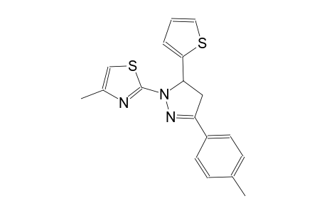 thiazole, 2-[4,5-dihydro-3-(4-methylphenyl)-5-(2-thienyl)-1H-pyrazol-1-yl]-4-methyl-