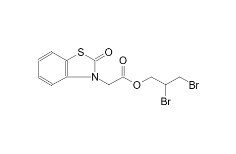 2,3-dibromopropyl (2-oxo-1,3-benzothiazol-3(2H)-yl)acetate