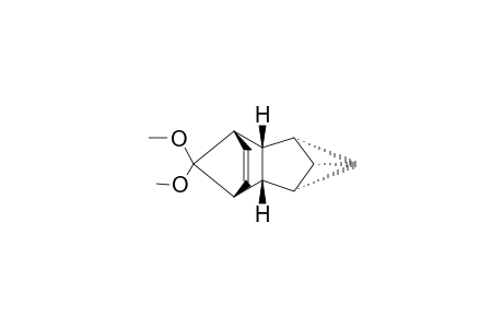 (1.alpha.,2.alpha.,3.alpha.,3a.beta.,4.beta.,7.beta.,7a.beta.)2,3,3a,4,7,7a-hexahydro-8,8-dimethoxy-4,7-methano-1,2,3-metheno-1H-indene