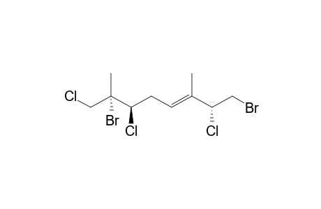 (3E,2R,6R,7S)-1,7-DIBROMO-2,6,8-TRICHLORO-3,7-DIMETHYLOCT-3-ENE