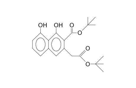 1,8-Dihydroxy-2-tert-butyloxycarbonyl-naphthalene 3-carboxylic acid, tert-butyl ester