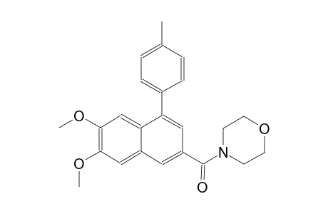 4-[6,7-dimethoxy-4-(4-methylphenyl)-2-naphthoyl]morpholine