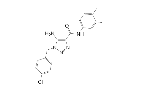 1H-1,2,3-triazole-4-carboxamide, 5-amino-1-[(4-chlorophenyl)methyl]-N-(3-fluoro-4-methylphenyl)-