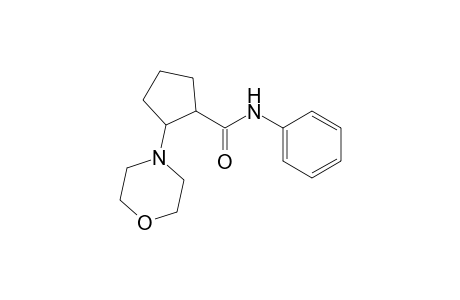 Cyclopentanecarboxamide, 2-(4-morpholinyl)-N-phenyl-