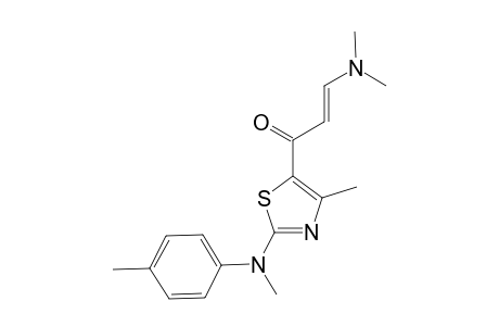 3-Dimethylamino-1-[4-methyl-2-(methyl-p-tolyl-amino)-thiazol-5-yl]-prop-2-en-1-one