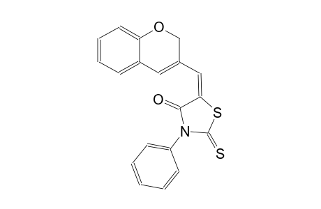 4-thiazolidinone, 5-(2H-1-benzopyran-3-ylmethylene)-3-phenyl-2-thioxo-, (5E)-