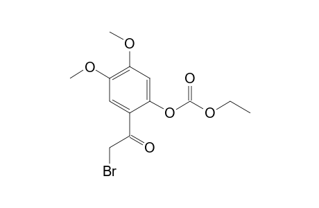 2-(2-Bromoacetyl)-4,5-dimethoxyphenyl ethyl carbonate