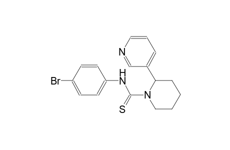 N-(4-bromophenyl)-2-(3-pyridinyl)-1-piperidinecarbothioamide