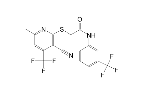acetamide, 2-[[3-cyano-6-methyl-4-(trifluoromethyl)-2-pyridinyl]thio]-N-[3-(trifluoromethyl)phenyl]-