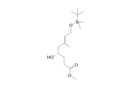 (S)-Methyl 4-hydroxy-6-methyl-8-[(t-butyldimethylsilyl)oxy]-oct-6-enoate