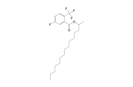 5-Fluoro-2-trifluoromethylbenzoic acid, 2-pentadecyl ester