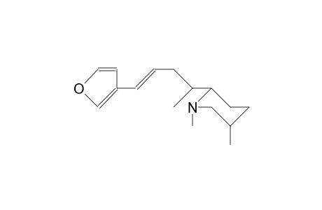 cis-5-(4-[3-Furanyl]-1-methyl-3-butenyl)-1,3-dimethyl-piperidine