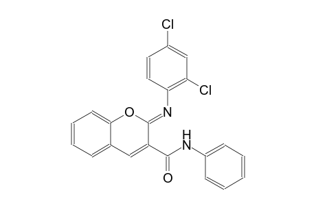 (2Z)-2-[(2,4-dichlorophenyl)imino]-N-phenyl-2H-chromene-3-carboxamide