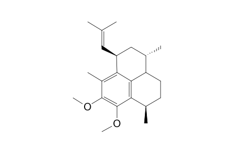 (1R,3S,6R,13R)-7,8-Dimethoxy-3,6,9-trimethyl-1-(2-methylprop-1-enyl)-2,3,3a,4,5,6-hexahydro-1H-phenalene