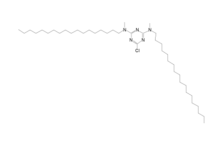 6-chloro-N~2~,N~4~-dimethyl-N~2~,N~4~-dioctadecyl-1,3,5-triazine-2,4-diamine