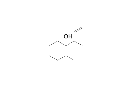 1-(2-Methylbut-3-en-2-yl)-2-methylcyclohexan-1-ol