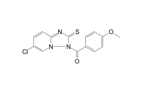 (6-Chloro-2-thioxo-2H-[1,2,4]triazolo[1,5-a]pyridin-3-yl)-(4-methoxy-phenyl)-methanone