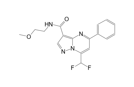 7-(difluoromethyl)-N-(2-methoxyethyl)-5-phenylpyrazolo[1,5-a]pyrimidine-3-carboxamide