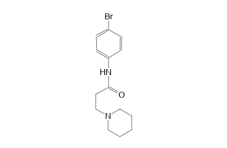 1-piperidinepropanamide, N-(4-bromophenyl)-