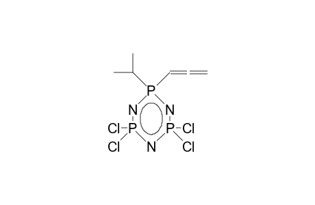 1-Isopropyl-1-propadienyl-tetrachloro-phosphacene