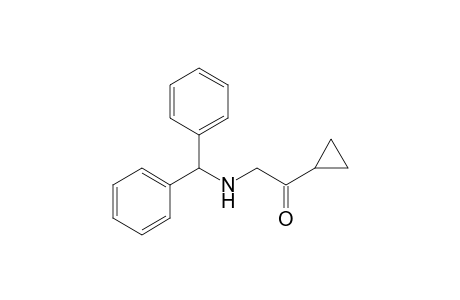1-cyclopropyl-2-[(diphenylmethyl)amino]ethanone