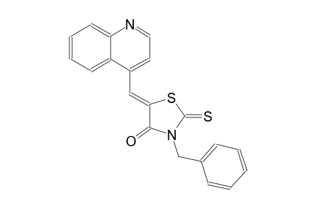 4-thiazolidinone, 3-(phenylmethyl)-5-(4-quinolinylmethylene)-2-thioxo-, (5Z)-