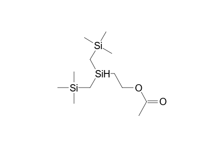 Acetoxyethylbis[(trimethylsilyl)methyl]silane