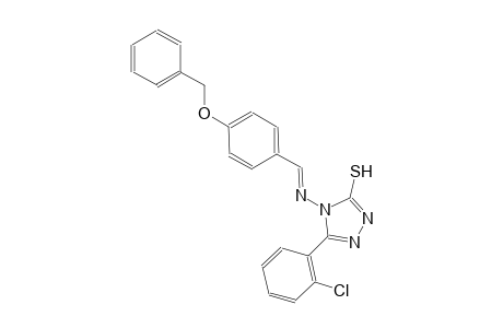 4-({(E)-[4-(benzyloxy)phenyl]methylidene}amino)-5-(2-chlorophenyl)-4H-1,2,4-triazole-3-thiol