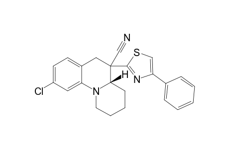 (S)-9-Chloro-5-(4-phenylthiazol-2-yl)-2,3,4,4a,5,6-hexahydro-1H-pyrido[1,2-a]quinolin-5-carbonitrile