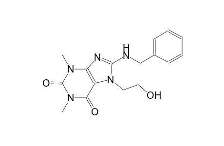 8-(Benzylamino)-7-(2-hydroxyethyl)-1,3-dimethyl-3,7-dihydro-1H-purine-2,6-dione