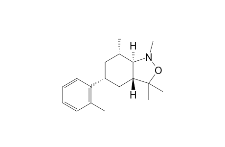 rac-(3aR,5R,7S,7aR)-1,3,3,7-tetramethyl-5-(o-tolyl)octahydrobenzo[c]isoxazole