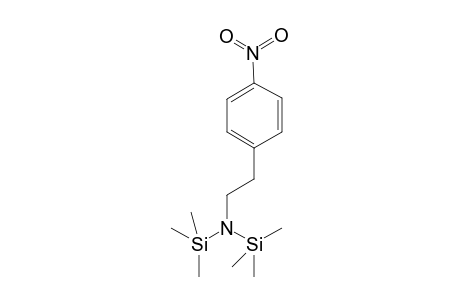 4-Nitrophenethylamine, N,N-bis-trimethylsilyl-