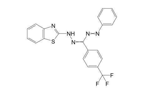 1-(2-benzothiazolyl)-3-(4-trifluoromethylphenyl)-5-phenylformazan
