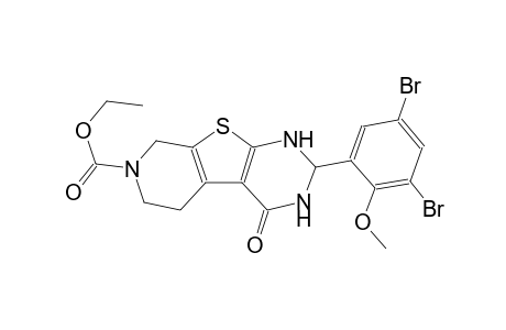 ethyl 2-(3,5-dibromo-2-methoxyphenyl)-4-oxo-1,3,4,5,6,8-hexahydropyrido[4',3':4,5]thieno[2,3-d]pyrimidine-7(2H)-carboxylate