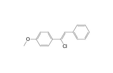 1-[(Z)-1-chloranyl-2-phenyl-ethenyl]-4-methoxy-benzene