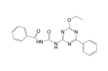 N-[(4-ethoxy-6-phenyl-1,3,5-triazin-2-yl)carbamoyl]benzamide