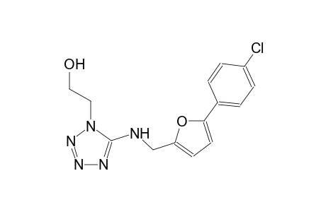 1H-tetrazole-1-ethanol, 5-[[[5-(4-chlorophenyl)-2-furanyl]methyl]amino]-