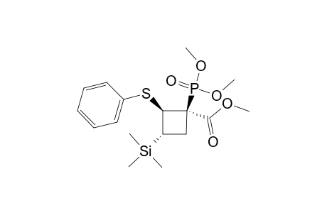 METHYL-R-1-(DIMETHOXYPHOSPHORYL)-T-2-(PHENYLTHIO)-C-3-(TRIMETHYLSILYL)-1-CYCLOBUTANECARBOXYLATE