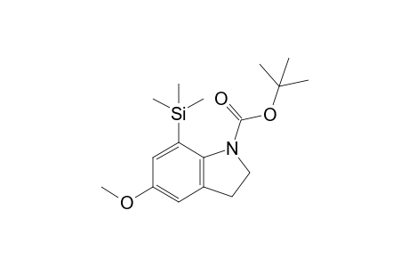 1-(tert-Butoxycarbonyl)-5-methoxy-7-trimethylsilylindoline