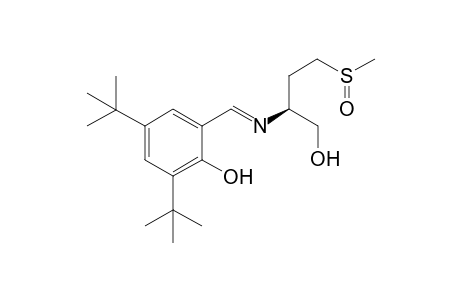 (2S)-3,5-Di-tert-butyl-N-[1-hydroxy-4-methylsulfinyl)butyl]salicylidenimine