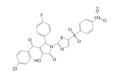 2H-pyrrol-2-one, 4-(4-chlorobenzoyl)-5-(4-fluorophenyl)-1,5-dihydro-3-hydroxy-1-[5-[(4-nitrophenyl)sulfonyl]-2-thiazolyl]-