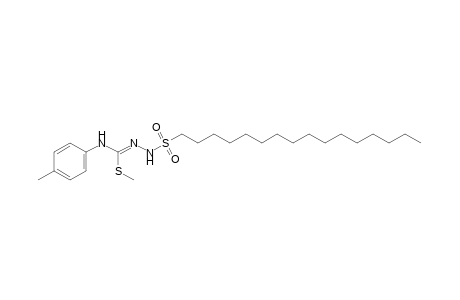 1-(hexadecylsulfonyl)-2-methyl-2-thio-4-p-tolylisosemicarbazide