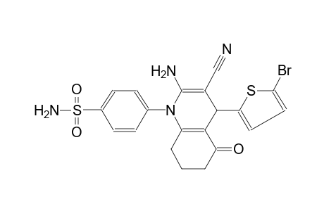 benzenesulfonamide, 4-(2-amino-4-(5-bromo-2-thienyl)-3-cyano-5,6,7,8-tetrahydro-5-oxo-1(4H)-quinolinyl)-