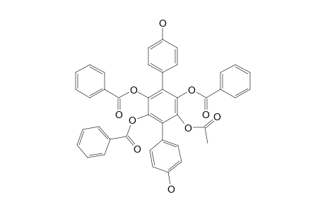 THELEPHANTIN-L;4,4''-DIHYDROXY-2',3',5'-TRIBENZOYLOXY-6'-ACETYLOXY-[1,1':4',1''-TERPHENYL]