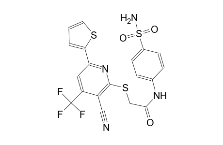 acetamide, N-[4-(aminosulfonyl)phenyl]-2-[[3-cyano-6-(2-thienyl)-4-(trifluoromethyl)-2-pyridinyl]thio]-
