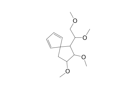 6-(1',2'-Dimethoxyethyl)-7,8-dimethoxyspiro[4,4]nona-1,3-diene
