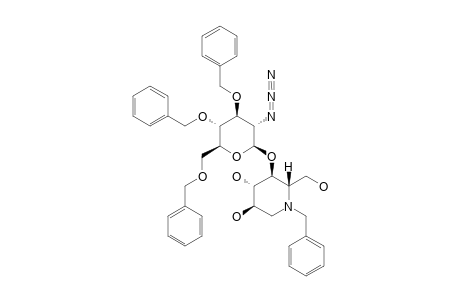 4-O-(2-AZIDO-3,4,6-TRI-O-BENZYL-2-DEOXY-BETA-D-GLUCOPYRANOSYL)-N-BENZYL-1,5-DIDEOXY-1,5-IMINO-D-GLUCITOL