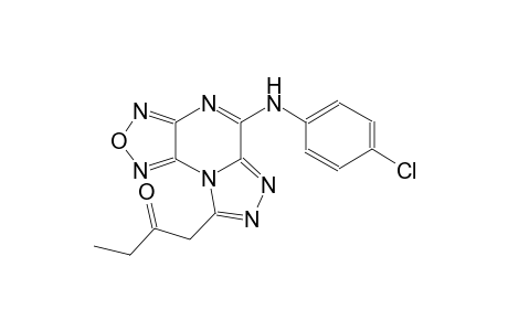 2-butanone, 1-[5-[(4-chlorophenyl)amino][1,2,5]oxadiazolo[3,4-e][1,2,4]triazolo[4,3-a]pyrazin-8-yl]-