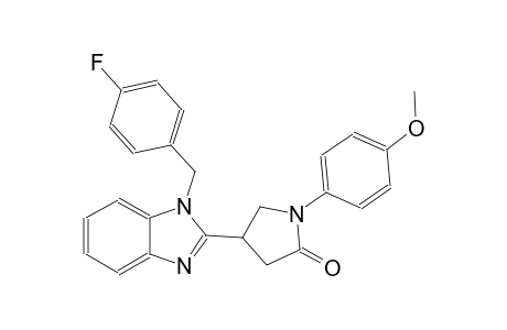 4-[1-(4-fluorobenzyl)-1H-benzimidazol-2-yl]-1-(4-methoxyphenyl)-2-pyrrolidinone